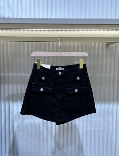 Wholesaler FOLYROSE - Black skirt shorts