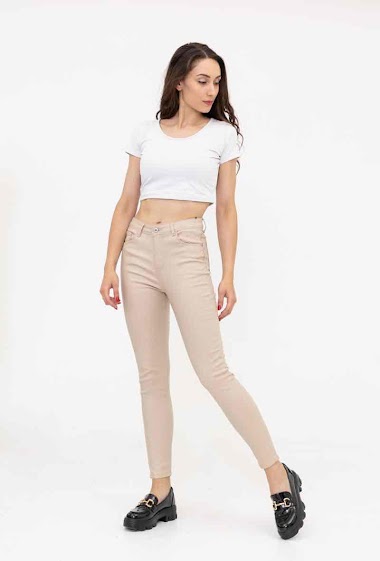 Wholesaler FOLYROSE - Skinny coated pants