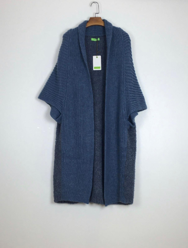 Wholesaler For Her Paris - Long plain knit vest