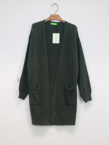 Wholesaler For Her Paris - Mid-length long-sleeved baby alpaca cardigan