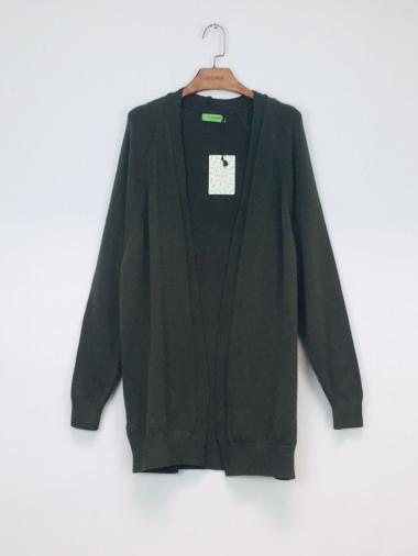 Wholesaler For Her Paris - Plain mid-length cardigan