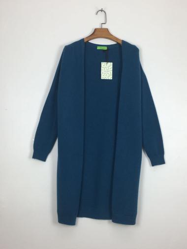Wholesaler For Her Paris - Plain long-sleeved cardigan