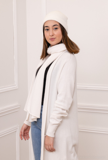 Mayorista For Her Paris Grande Taille - Conjunto de suéter/bufanda/gorro