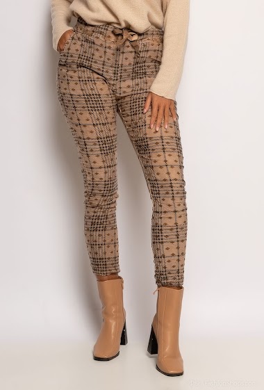 Wholesaler For Her Paris Grande Taille - Wrinkled trousers with writing