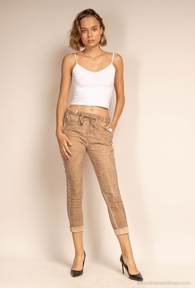 Wholesaler For Her Paris Grande Taille - Wrinkled trousers