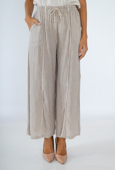 Wholesaler For Her Paris Grande Taille - Wide striped pants