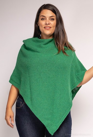 Mayorista For Her Paris Grande Taille - Poncho liso