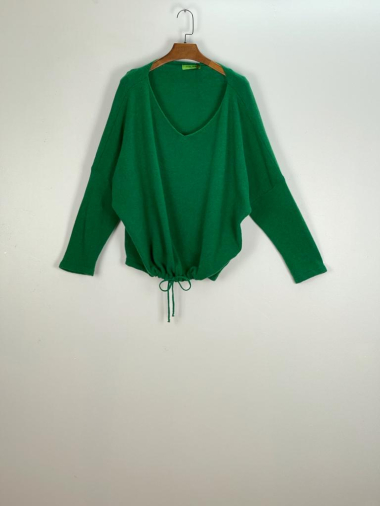 Wholesaler For Her Paris Grande Taille - Plain oversized wool sweater.