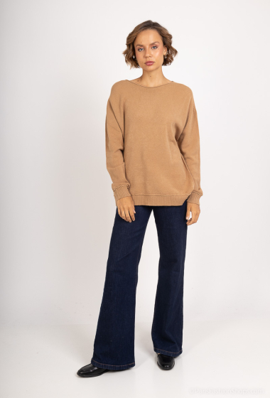 Wholesaler For Her Paris Grande Taille - Long-sleeved plain sweater