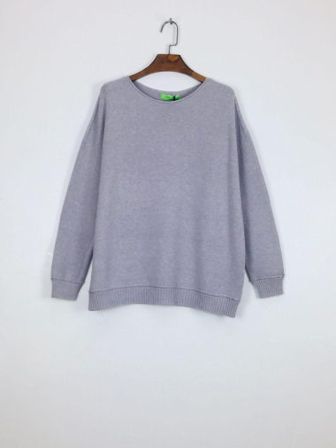 Wholesaler For Her Paris Grande Taille - Long-sleeved plain sweater