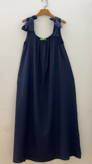 Wholesaler For Her Paris Grande Taille - long plain viscose dress