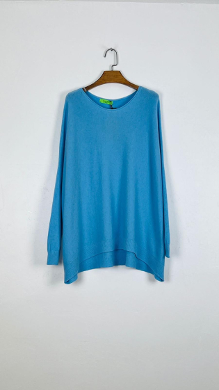 Wholesaler For Her Paris Grande Taille - Round-neck oversized knit top