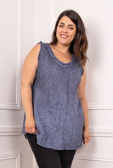 Wholesaler For Her Paris Grande Taille - Plain oversize top