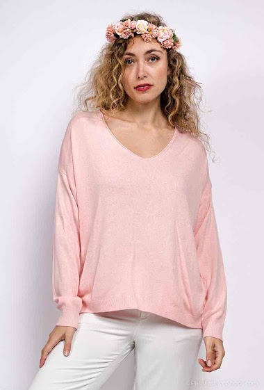 Grossistes For Her Paris Grande Taille - Top oversize uni