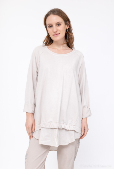 Wholesaler For Her Paris Grande Taille - Plain cotton top