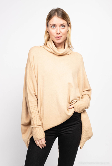Wholesaler For Her Paris Grande Taille - Oversized turtle neck knit tunic