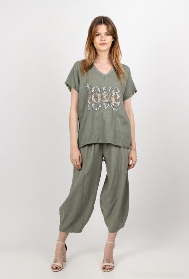 Wholesaler For Her Paris - Linen / Cotton Pants