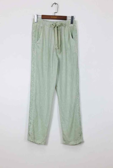 Wholesaler For Her Paris - Plain linen trousers