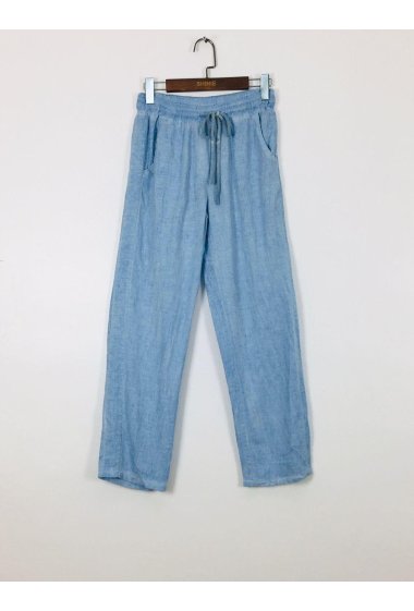 Wholesaler For Her Paris - Plain linen pants