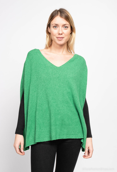 Grossiste For Her Paris - Poncho oversize en maille
