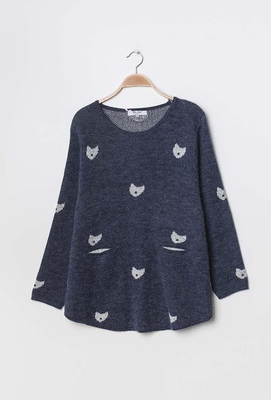 Grossiste For Her Paris - Pull GRANDE TAILLE