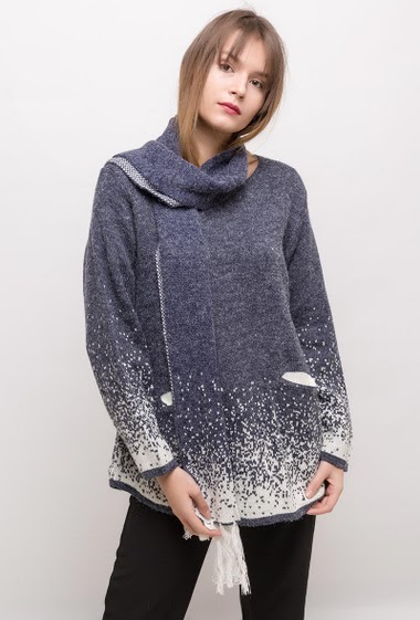 Grossiste For Her Paris - Pull Grande Taille "KELLY.GT"
