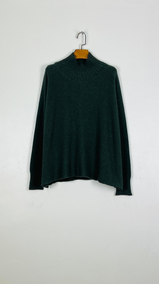 Wholesaler For Her Paris - Oversized knit top round neck
