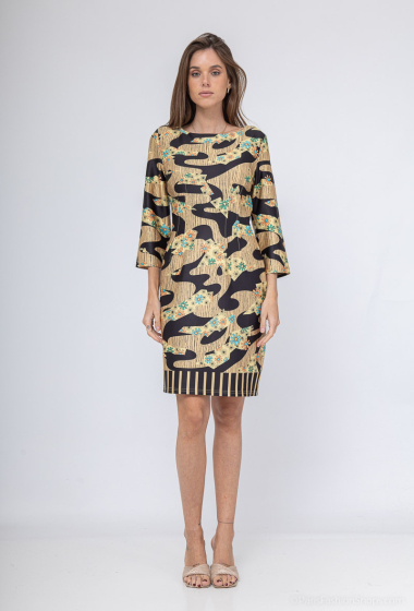 Wholesaler For Her Paris - Printed Dress KAREEN