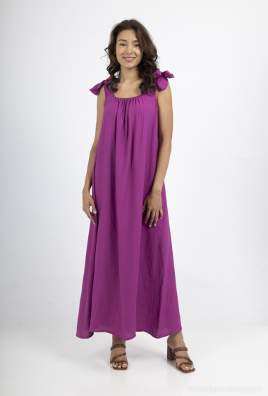Wholesaler For Her Paris - long plain viscose dress