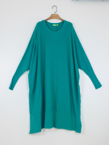 Wholesaler For Her Paris - Oversized long plain dress