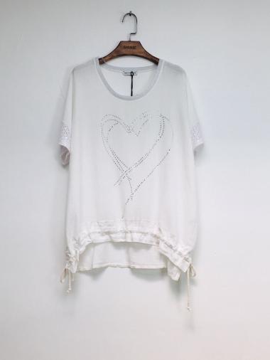 Grossiste For Her Paris - top oversize col rond
