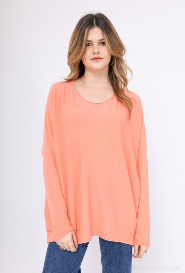 Grossiste For Her Paris - Top oversize en maille col rond