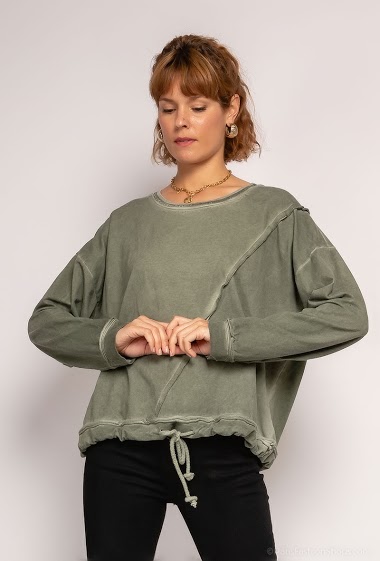 Wholesaler For Her Paris - plain oversize top