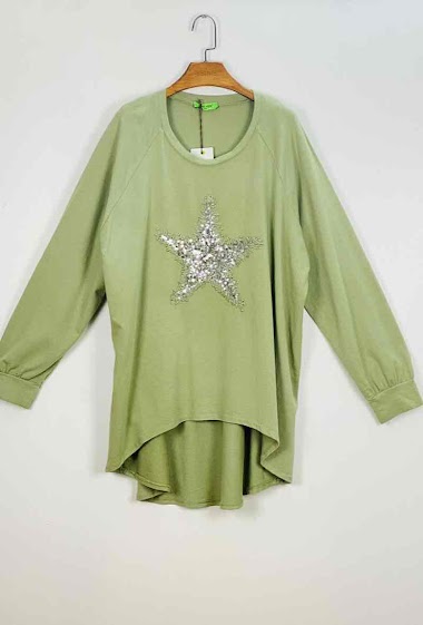 Wholesaler For Her Paris - Star long-sleeved tunic