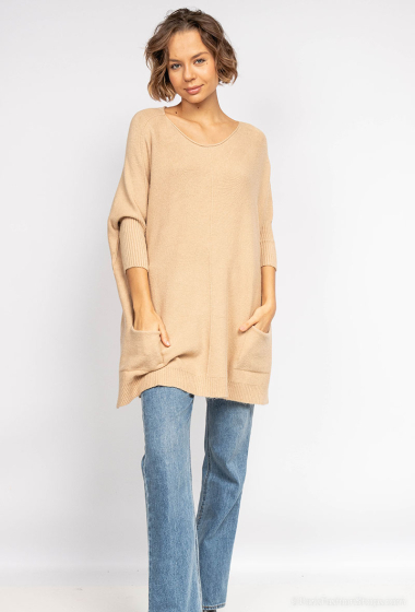 Wholesaler For Her Paris - Oversized knit tunic