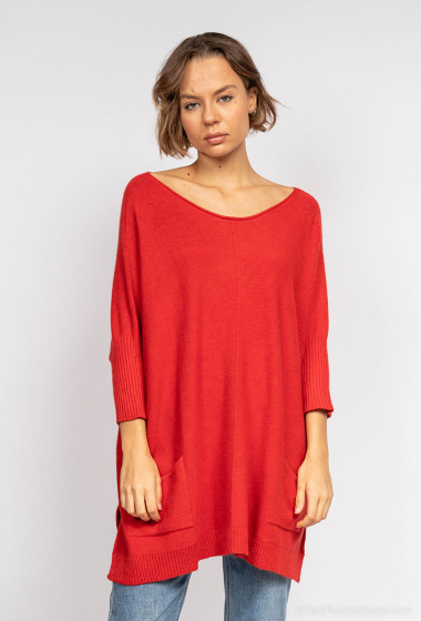 Wholesaler For Her Paris - Oversized knit tunic