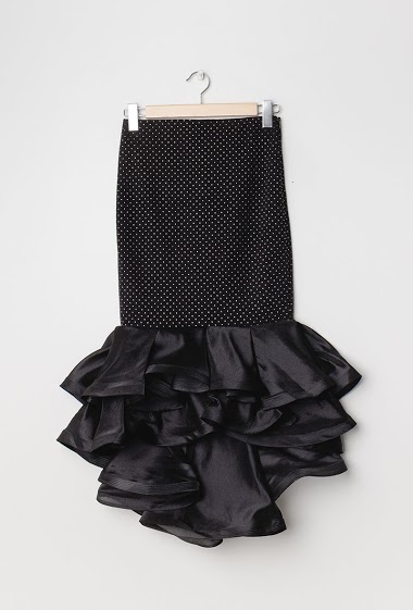Wholesaler FP&CO - Ruffled midi skirt