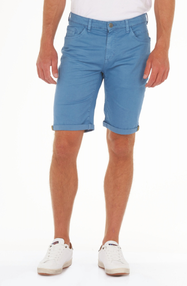 Wholesaler FRANCE DENIM - 5 Pocket Bermuda Shorts Color
