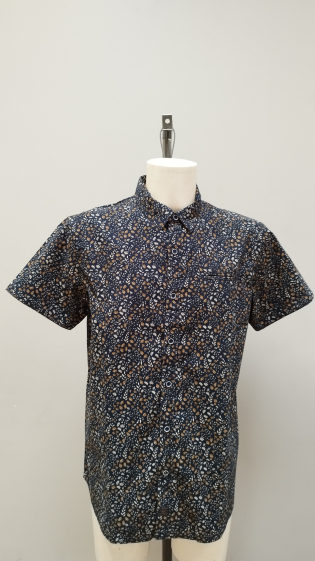 Wholesaler FRANCE DENIM - Men's flower shirt