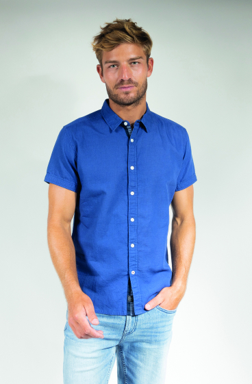 Wholesaler FRANCE DENIM - Plain Linen Shirt