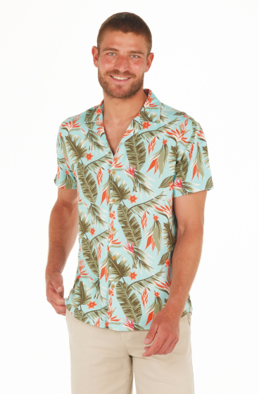 Wholesaler FRANCE DENIM - Hawaii Viscose Shirt