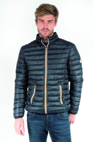 Wholesaler FRANCE DENIM - Down jacket, tricolor zips