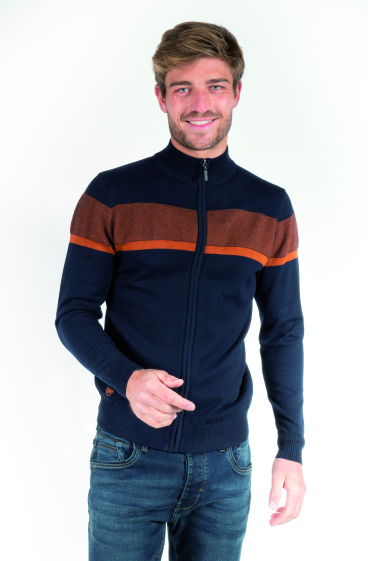 Wholesaler FRANCE DENIM - Tricolor Jacquard Cycling Vest