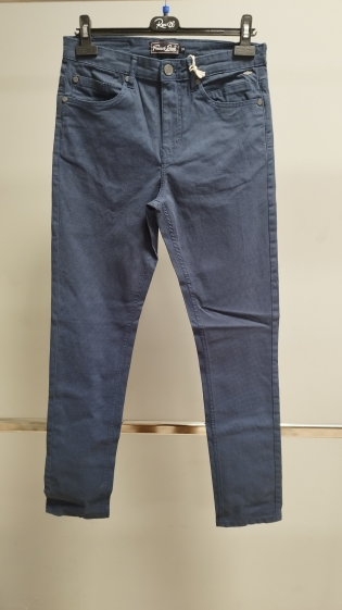 Wholesaler FRANCE DENIM - 5-pocket trousers All Over Blue