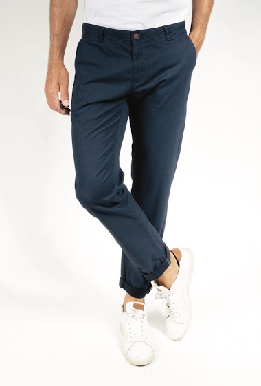 Wholesalers FRANCE DENIM - All-over printed chino pants