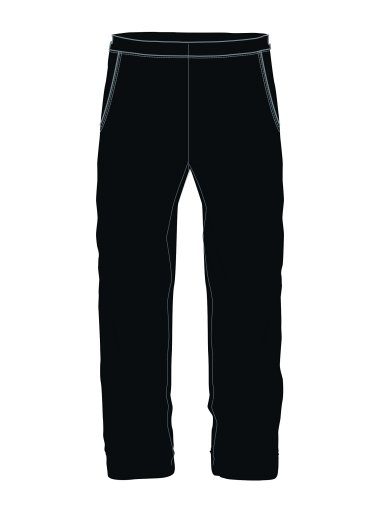Mayorista FRANCE DENIM - Pantalones de hombre. Pantalón polar. De color negro. Paquete de 16 piezas.