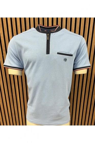 Wholesaler FRANCE DENIM - Mandarin Collar Polo Shirt