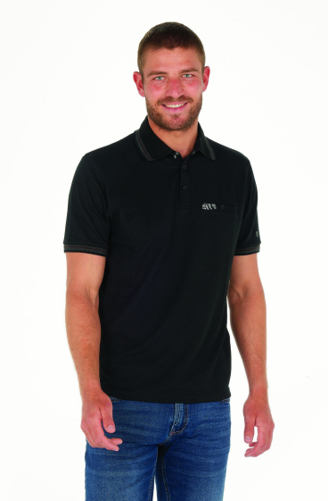 Wholesaler FRANCE DENIM - Urban Jacquard Polo Shirt