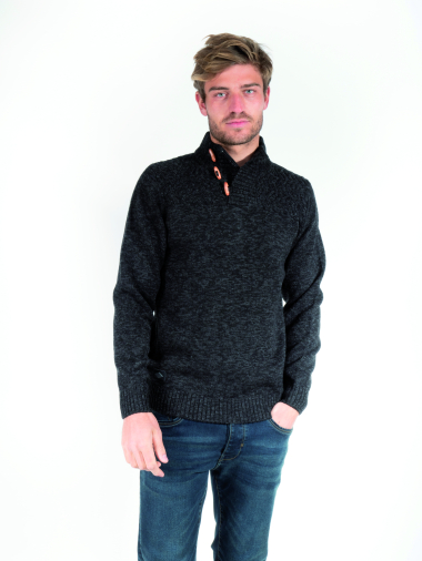 Wholesaler FRANCE DENIM - Buttoned collar sweater
