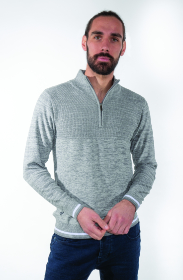 Wholesaler FRANCE DENIM - Twisted turtleneck sweater